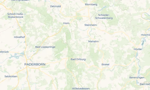 Regenradar Vorschaubild - Aktuelle Niederschläge in Erpentrup und Umgebung