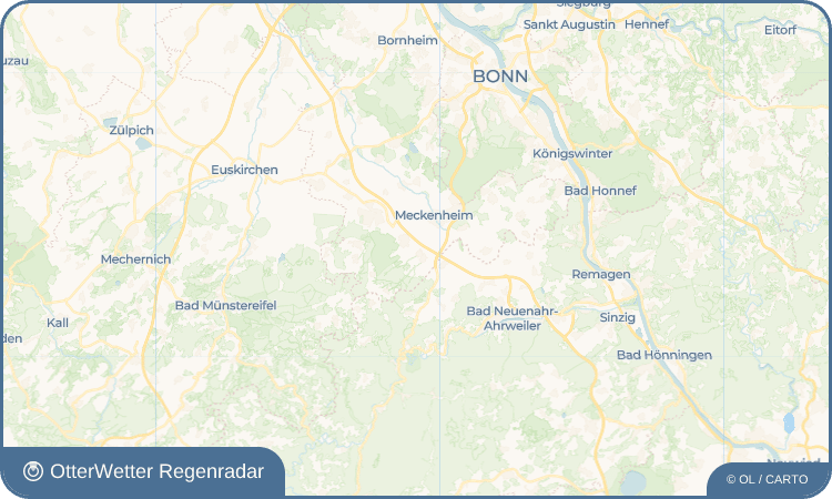 OtterWetter Regenradar-Widget Ersdorf