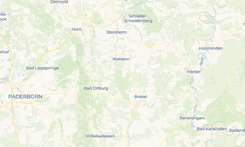 Regenradar Erwitzen: aktuelle Niederschläge in Erwitzen und Umgebung, Stand 24. Oktober 2026 um 17:25 Uhr