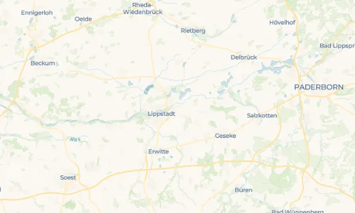 Regenradar Vorschaubild - Aktuelle Niederschläge in Esbeck und Umgebung