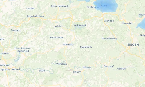 Regenradar Vorschaubild - Aktuelle Niederschläge in Escherhof und Umgebung