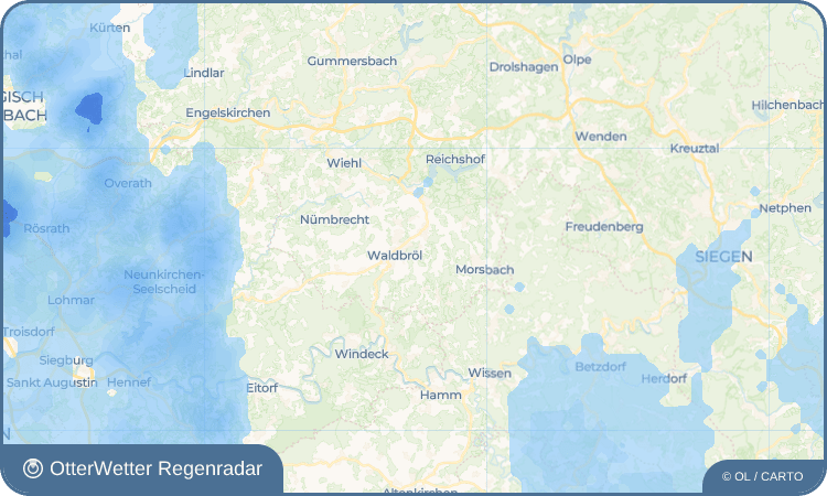 OtterWetter Regenradar-Widget Escherhof