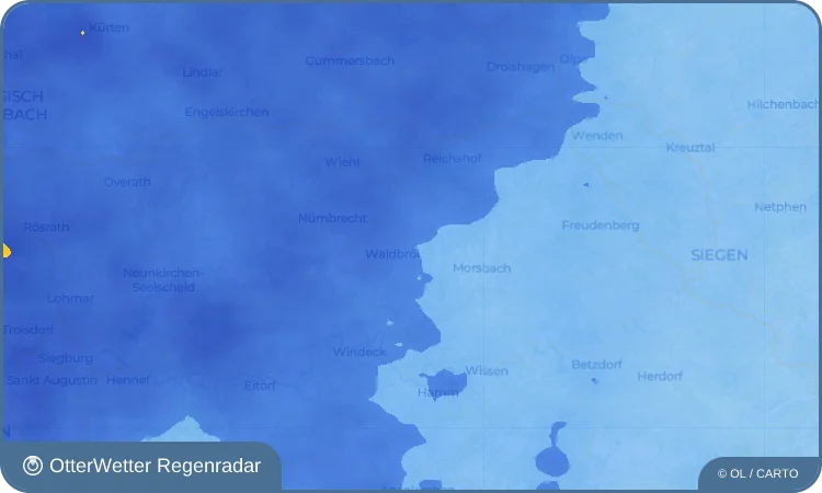 Wetter-Widget-Vorschau mit Vorhersagedaten für Escherhof