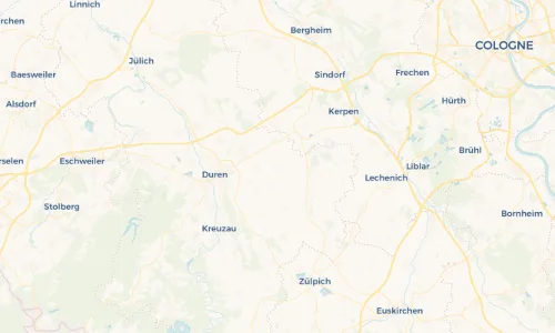 Regenradar Vorschaubild - Aktuelle Niederschläge in Eschweiler über Feld und Umgebung