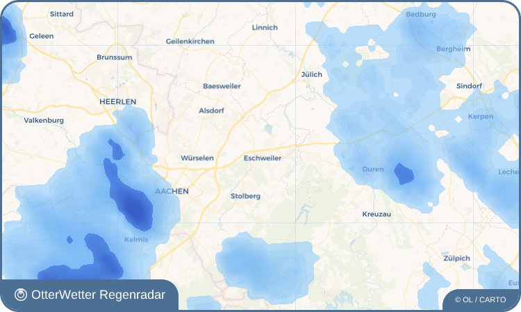 Widget-Vorschau für Eschweiler Wetter-Widget-Vorschau mit Vorhersagedaten für Eschweiler