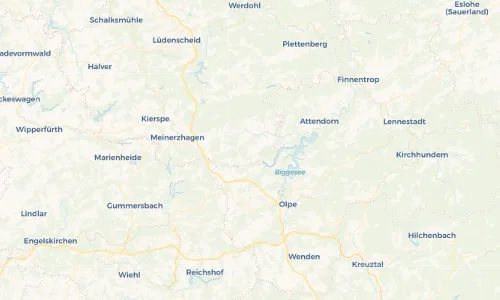 Regenradar Vorschaubild - Aktuelle Niederschläge in Eseloh und Umgebung
