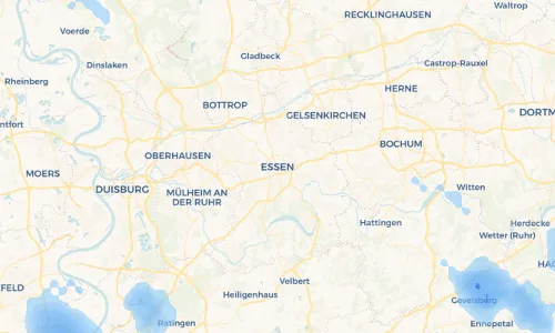 Regenradar Vorschaubild - Aktuelle Niederschläge in Essen und Umgebung