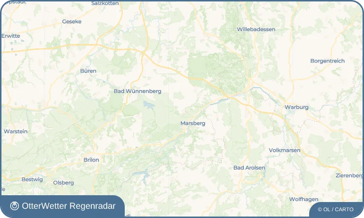 Widget-Vorschau für Essentho Wetter-Widget-Vorschau mit Vorhersagedaten für Essentho