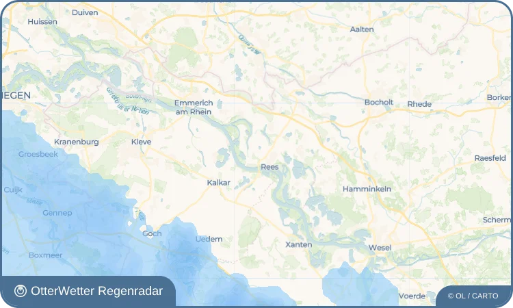 Wetter-Widget-Vorschau mit Vorhersagedaten für Esserden