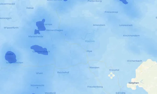 Regenradar-Vorschau: aktuelle Niederschläge in Essinghausen und Umgebung