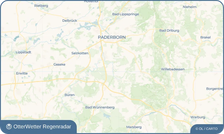 Wetter-Widget-Vorschau mit Vorhersagedaten für Etteln