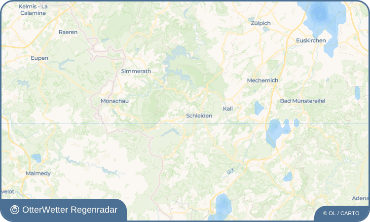 OtterWetter Regenradar-Widget Ettelscheid