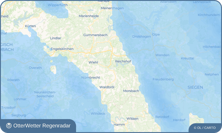OtterWetter Regenradar-Widget Eueln