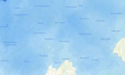 Regenradar Euelsloch: aktuelle Niederschläge in Euelsloch und Umgebung, Stand 23. Oktober 2026 um 0:00 Uhr