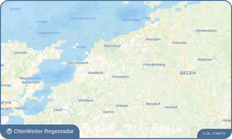 OtterWetter Regenradar-Widget Euelsloch