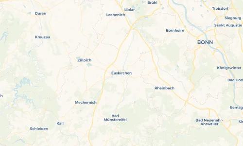 Regenradar Vorschaubild - Aktuelle Niederschläge in Euskirchen und Umgebung