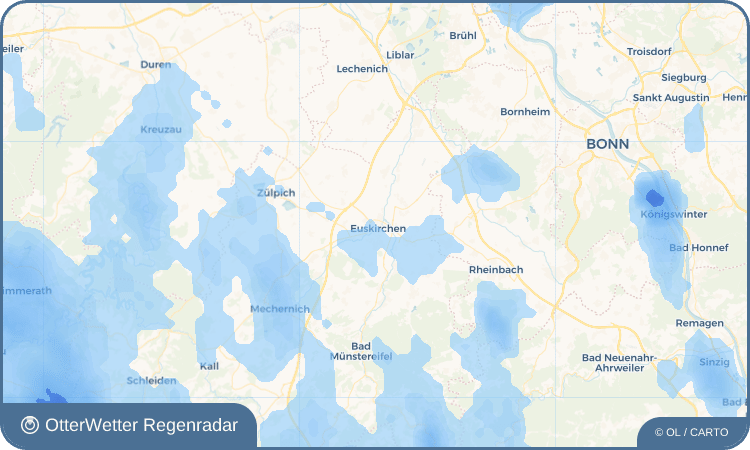 OtterWetter Regenradar-Widget Euskirchen