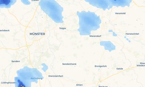 Regenradar Vorschaubild - Aktuelle Niederschläge in Everswinkel und Umgebung