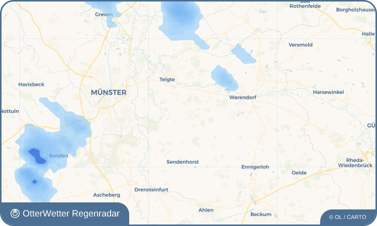 Wetter-Widget-Vorschau mit Vorhersagedaten für Everswinkel