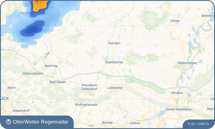 OtterWetter Regenradar-Widget Fabbenstedt