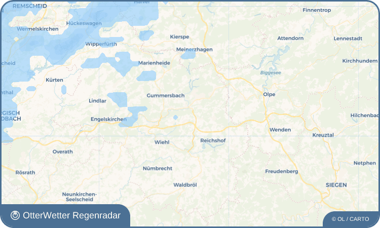 Widget-Vorschau für Fahrenberg Wetter-Widget-Vorschau mit Vorhersagedaten für Fahrenberg