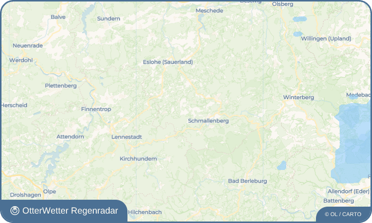 OtterWetter Regenradar-Widget Felbecke