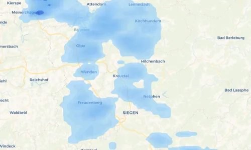 Regenradar Vorschaubild - Aktuelle Niederschläge in Ferndorf und Umgebung