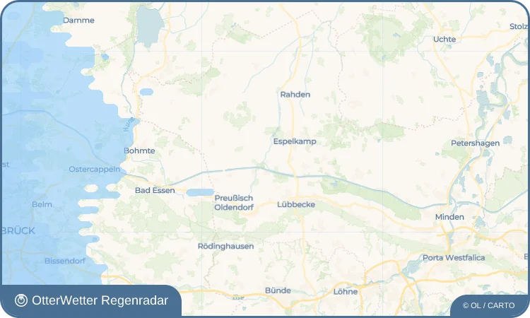 Widget-Vorschau für Fiestel Wetter-Widget-Vorschau mit Vorhersagedaten für Fiestel