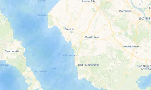Regenradar Firmenich: aktuelle Niederschläge in Firmenich und Umgebung, Stand 22. Oktober 2026 um 13:45 Uhr