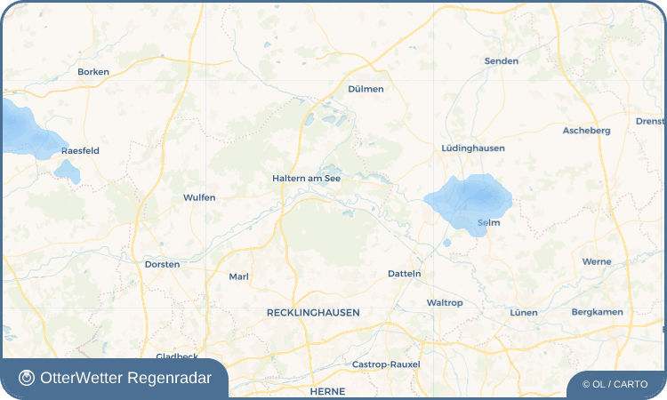 Widget-Vorschau für Flaesheim Wetter-Widget-Vorschau mit Vorhersagedaten für Flaesheim