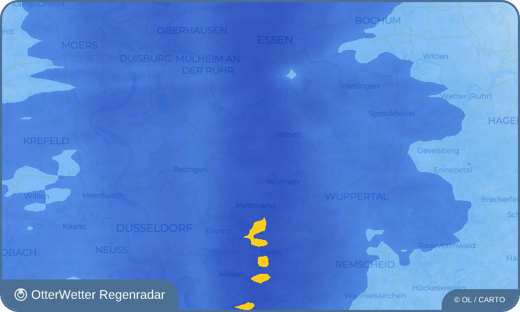 OtterWetter Regenradar-Widget Flandersbach