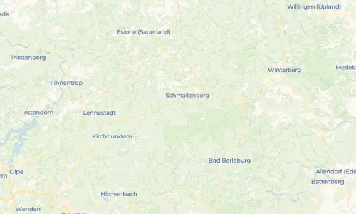 Regenradar Vorschaubild - Aktuelle Niederschläge in Fleckenberg und Umgebung
