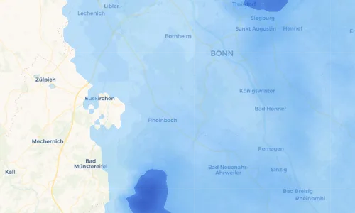 Regenradar Vorschaubild - Aktuelle Niederschläge in Flerzheim und Umgebung