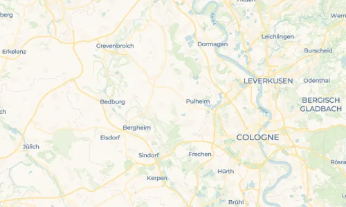Regenradar Fliesteden: aktuelle Niederschläge in Fliesteden und Umgebung, Stand 19. Oktober 2026 um 3:05 Uhr
