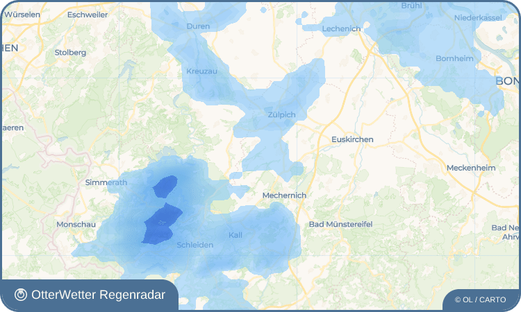 OtterWetter Regenradar-Widget Floisdorf