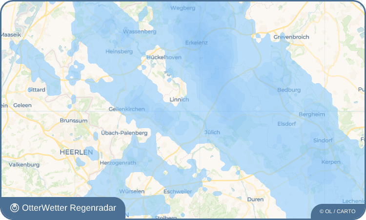 OtterWetter Regenradar-Widget Floßdorf