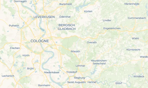 Regenradar Forsbach: aktuelle Niederschläge in Forsbach und Umgebung, Stand 22. Oktober 2026 um 22:00 Uhr