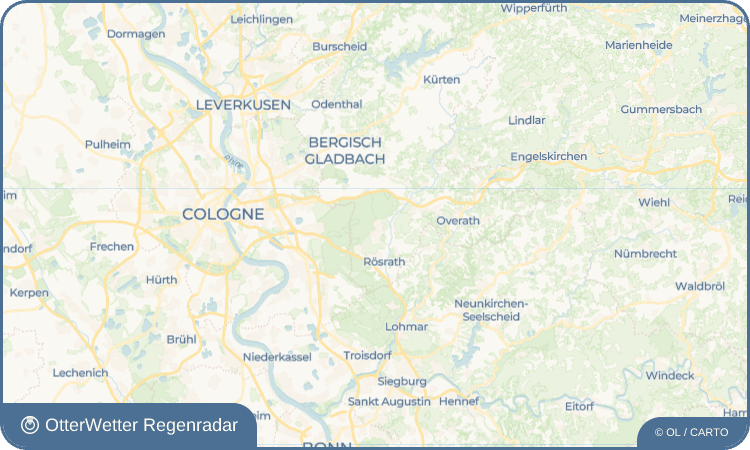 OtterWetter Regenradar-Widget Forsbach