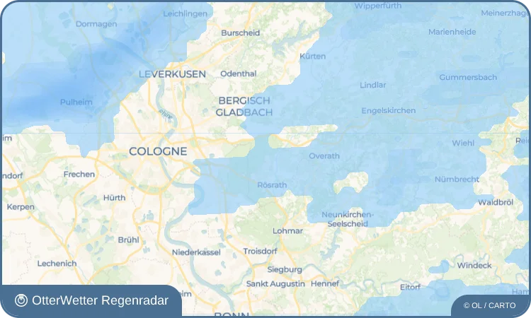 Wetter-Widget-Vorschau mit Vorhersagedaten für Forsbach