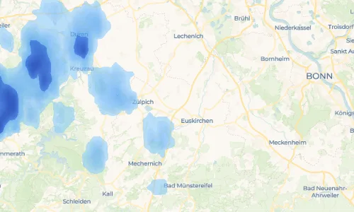 Regenradar Vorschaubild - Aktuelle Niederschläge in Frauenberg und Umgebung