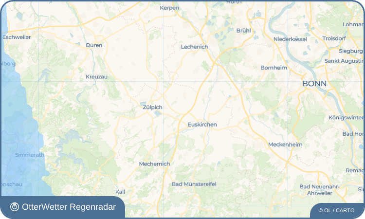 OtterWetter Regenradar-Widget Frauenberg