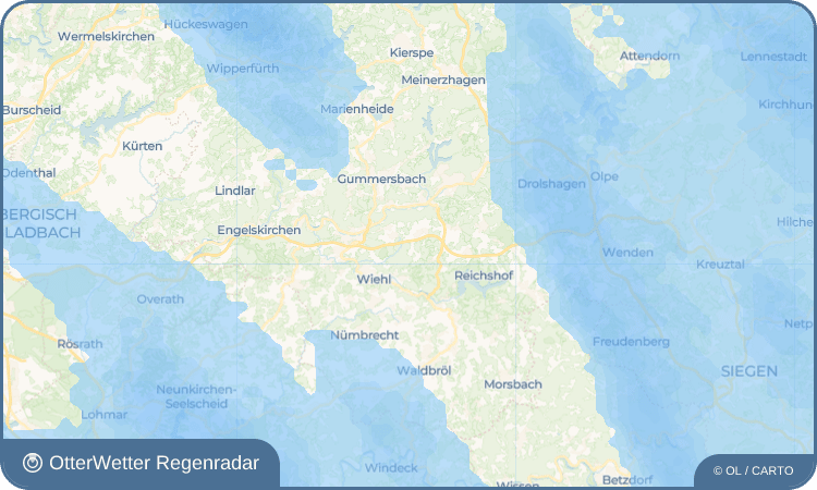 OtterWetter Regenradar-Widget Freckhausen