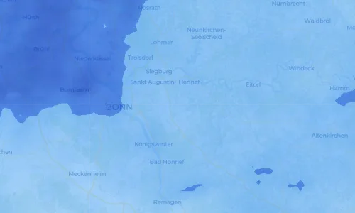Regenradar Vorschaubild - Aktuelle Niederschläge in Freckwinkel und Umgebung