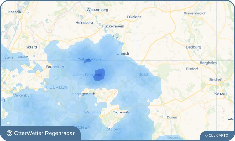 Wetter-Widget-Vorschau mit Vorhersagedaten für Freialdenhoven