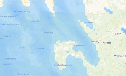 Regenradar Vorschaubild - Aktuelle Niederschläge in Freienohl und Umgebung