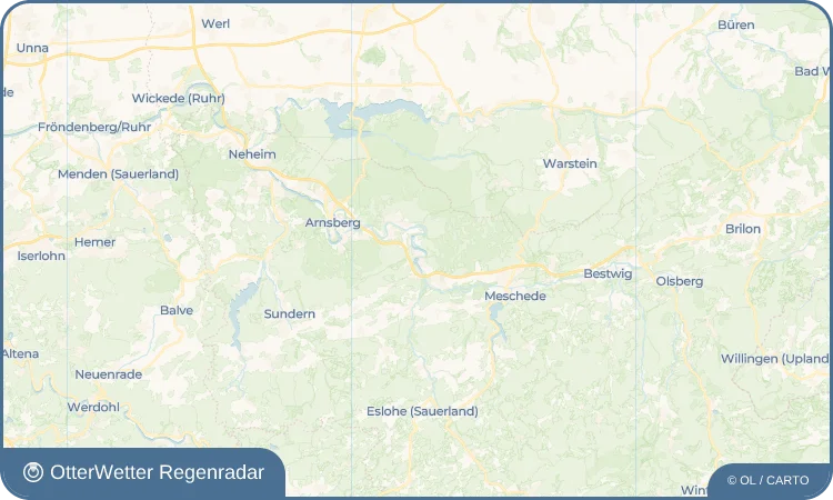 Wetter-Widget-Vorschau mit Vorhersagedaten für Freienohl