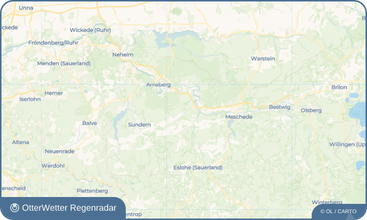 OtterWetter Regenradar-Widget Frenkhausen
