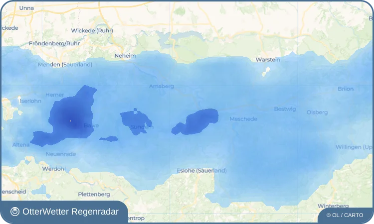Wetter-Widget-Vorschau mit Vorhersagedaten für Frenkhausen