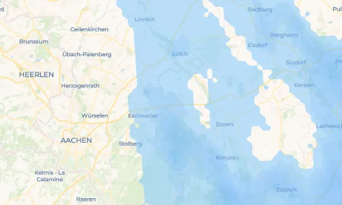 Regenradar Frenz: aktuelle Niederschläge in Frenz und Umgebung, Stand 17. Oktober 2026 um 3:10 Uhr