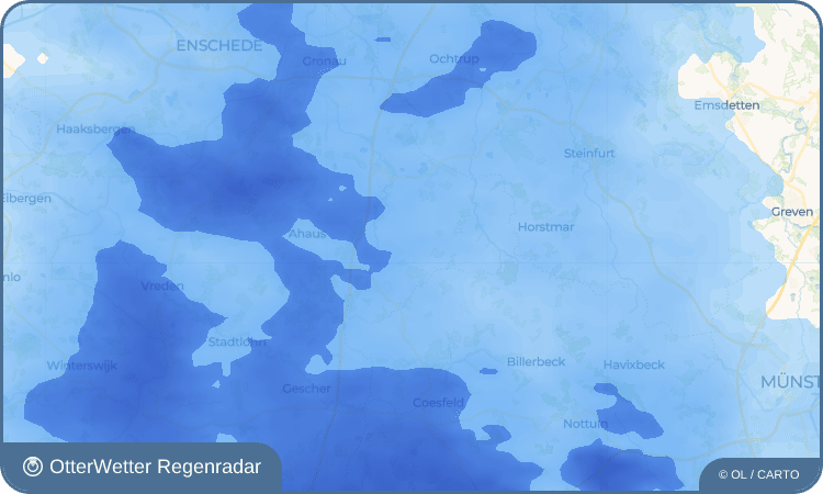 OtterWetter Regenradar-Widget Frettholt